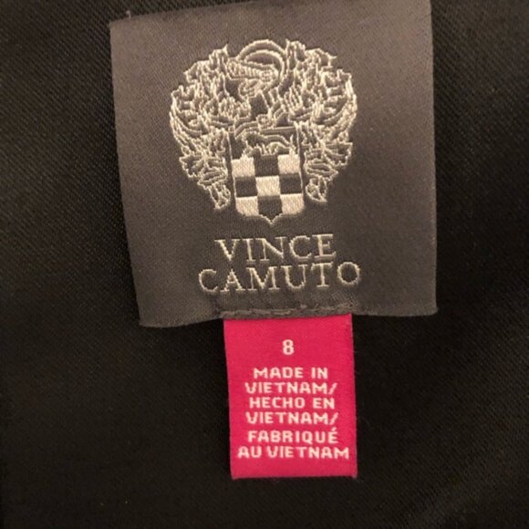 Amazing Vince Camuto Elegant Black Off-Shoulder Midi Dress Size 8 - Picture 11 of 11